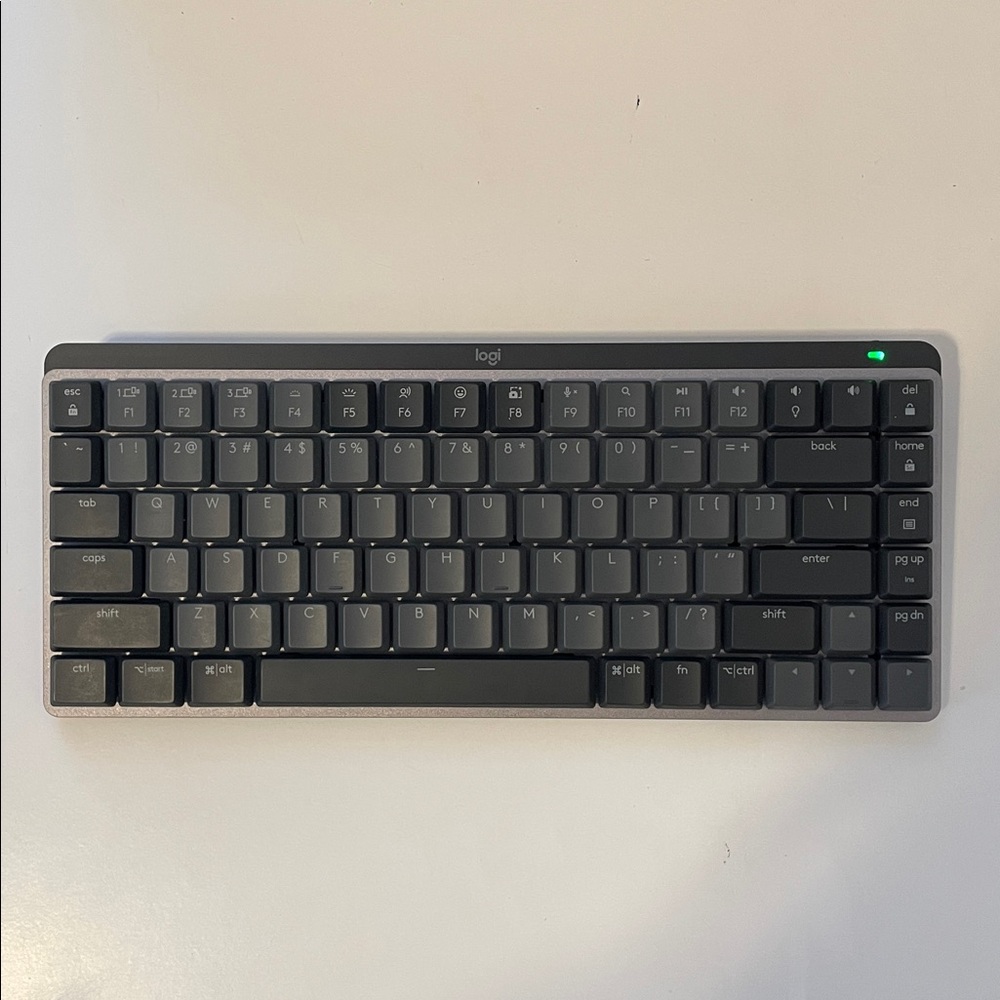 Logitech MX Mechanical Mini keyboard tactile switches Bluetooth wireless small